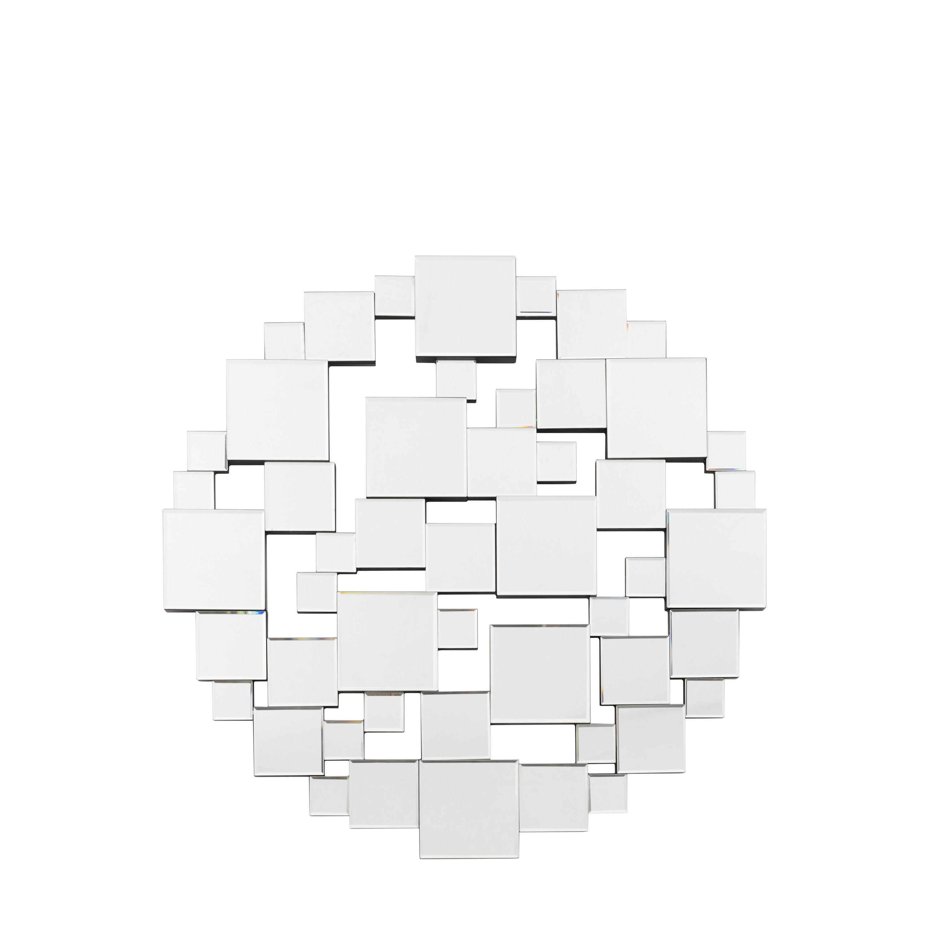 Huron Bevelled Round Wall Mirror